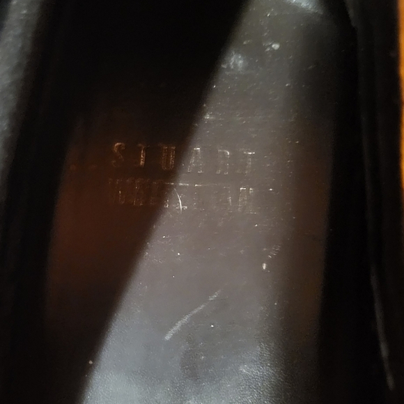 STUART WEITZMAN Black Suede Embellished Driving Loafers Womens Size 9 - Picture 4 of 10